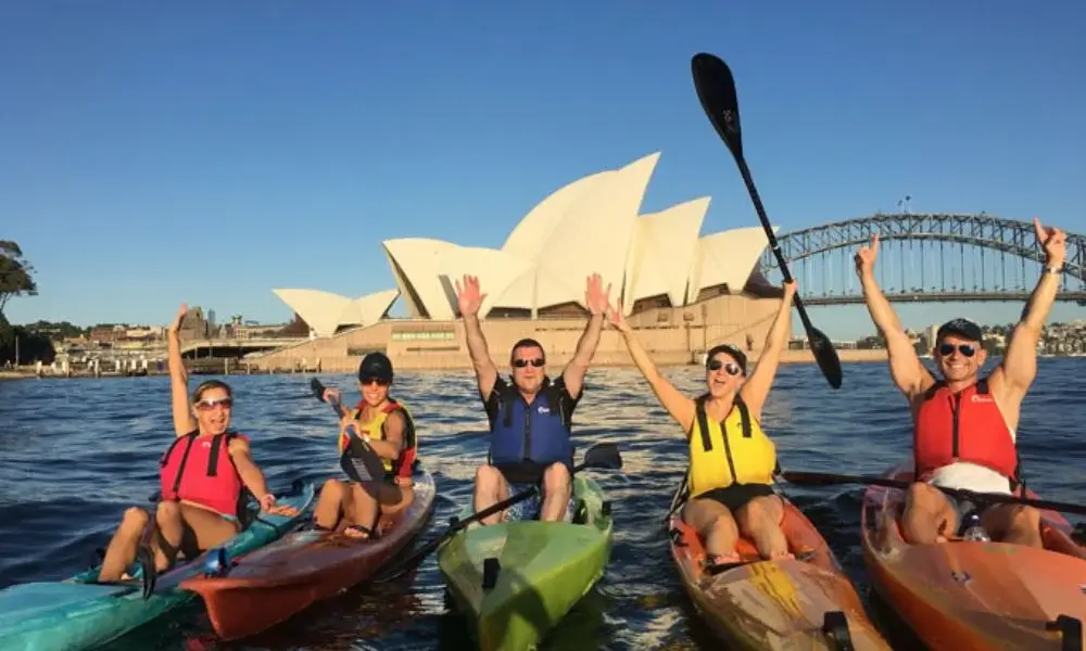 Kayaking Around Sydney Opera House