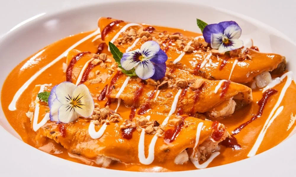 Lobster enchiladas