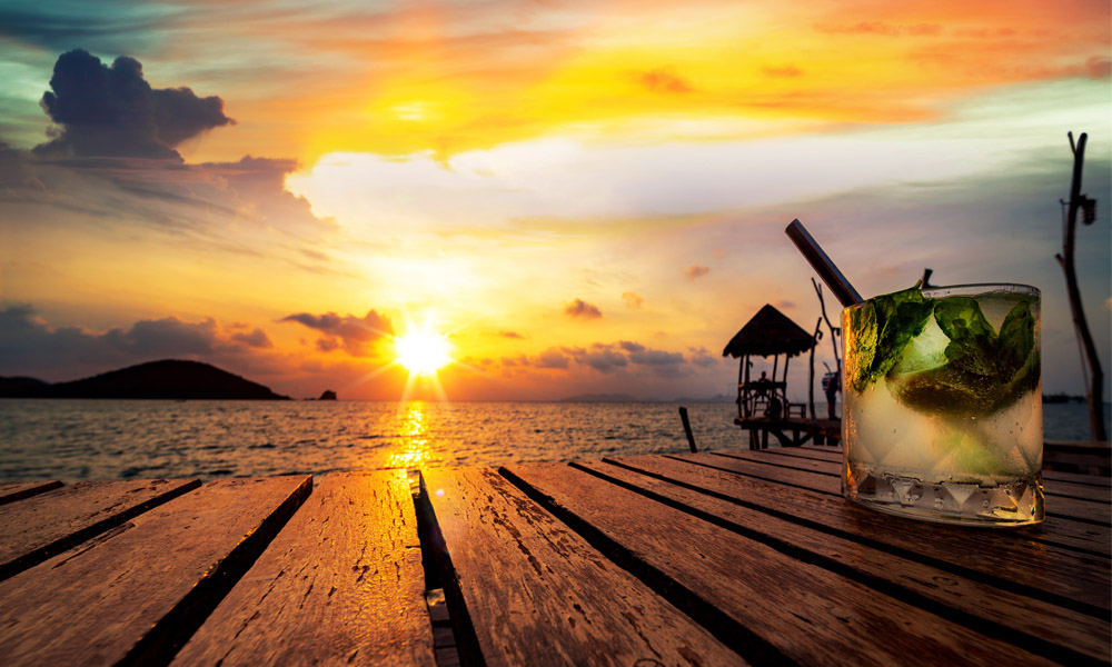 Sunset Cocktail Waikiki