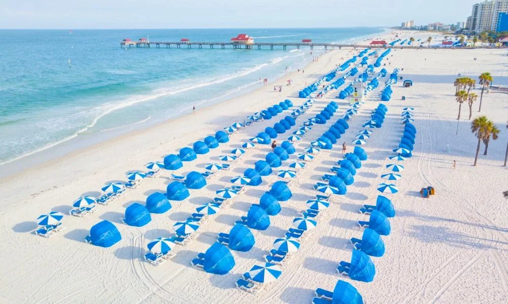 Clearwater Beach shoreline