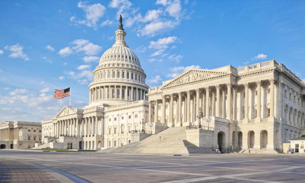 The U.S. Capitol and Library of Congress