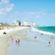 People Enjoying The Beach at Myrtle Beach, SC