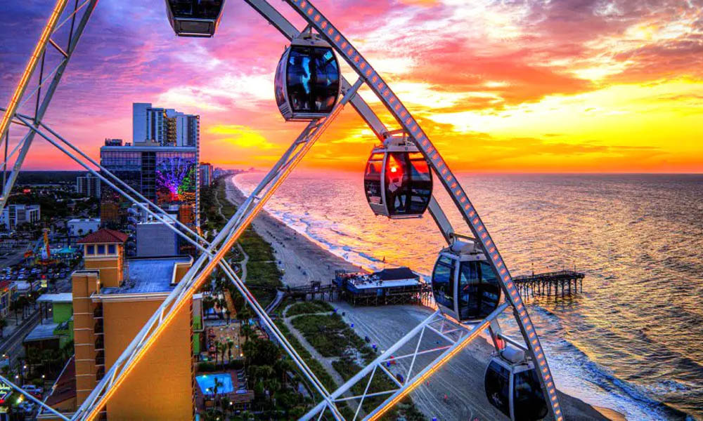 View of the Skywheel Myrtle Beach.