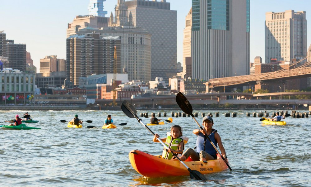 Kayak on the Hudson River